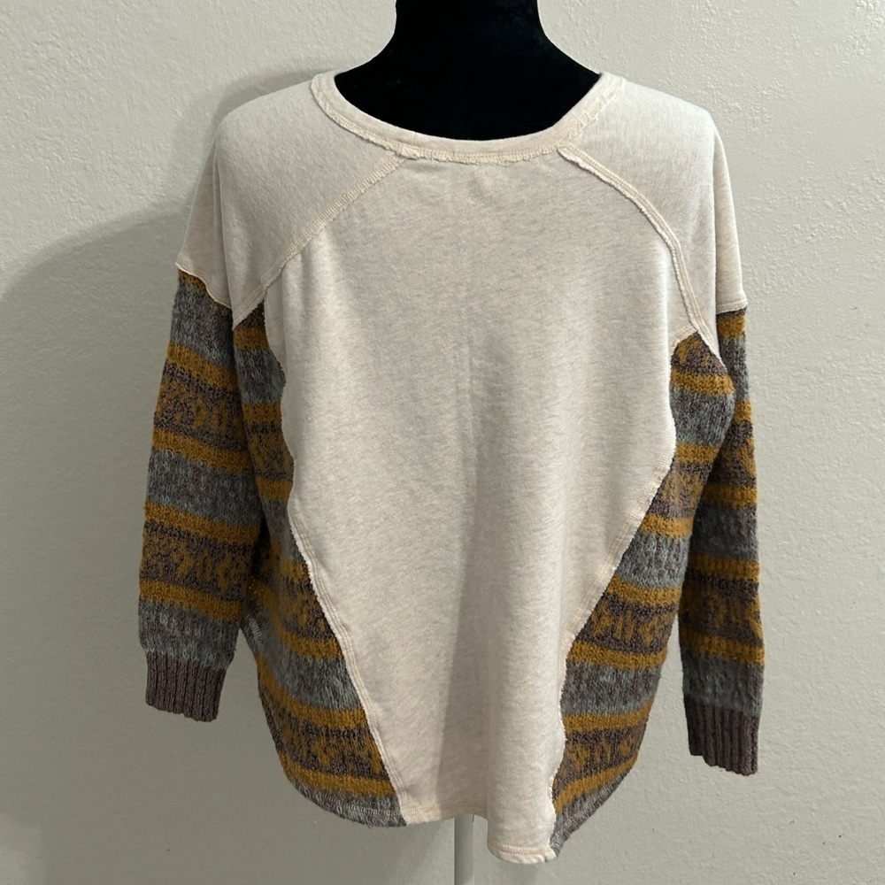 Madewell Textured Knit Panel Top - Picture 7 of 7